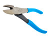 Diagonal Cutting Plier, High Leverage, 7-3/4 in Lg, Comfort Grip, High Carbon Steel Handle, Blue , Curved/Lap Joint Jaw, 1.02 in lg Jaw, Diagonal Cut