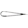 Break Away Lanyard, Breakaway, Red Breakaway , 1/4 in Wd Strap, 6 lb, 30 ft Lg, Polyester Line