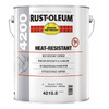 Heat Resistant Coating, Can, 2 gal Container, 20.4 lb, Solvent Base, 2 hr Drying, 24 hr Curing, Silver , Solvent, 5 to 35 deg C, 40 deg C Flash, 499 g/L VOC Heat Resistant Coating, Can, 2 gal Container, 20.4 lb, Solvent Base, 2 hr Drying, 24 hr Curing, Silver , Solvent, 5 to 35 deg C, 40 deg C Flash, 499 g/L VOC