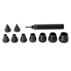 Punch Set, Professional Gasket, 1/4,  5/16,  3/8,  7/16,  1/2,  5/8,  3/4,  7/8 and 1 in Punch, 9 -Punch, 10 -Piece, Alloy Steel