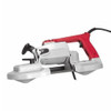 Portable Band Saw, Tool, 3-1/2 in Round, 3-1/2 x 4-1/2 in Rectangular, 0.5 in wd, 44.875 in lg, 0.02 in thk Blade, 200/250 sfpm, 2 -Speed, 200/250 SPM, Fixed Cord