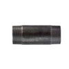 Pipe Nipple, Closed, 2-1/2 in, NPT End, SCH 40, 2500 psi, -200 to 150 deg F, Seamless,  Welded, Grade B Steel, Black Oxide, Black , Import