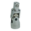 Universal Joint, Imperial, Male Drive, 0.5 in Male Drive, 2.6875 in Lg, Socket Adapter, ANSI B107.10M, CSA, Steel, Polished Chrome Coated, JHWS-140A