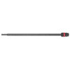 MILWAUKEE Drill Bit Extension, 1/4 in Shank, 12 in Lg, 1 in Dia Body, Steel, Suitable For 1/4 in Shank and Cordless Drill