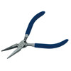 Needle Nose Plier, Long, Serrated Jaw, 2-3/16 in Lg Jaw, Steel Jaw, 7 in Lg, Plastic Handle, Polished
