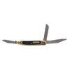 Pocket Knife, Folding, 3.3 in Handle, Sure Grip Unbreakable Sawcut Delrin Handle, 2.4 in Lg Blade, Clip/Sheepfoot/Spey Blade, 3-5/16 in Lg Closed