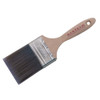 Paint Brush, Straight Cut, 3 in Brush, PBT Brush, Stainless Steel Ferrule, Beavertail, Wood Handle