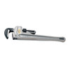 Pipe Wrench, Straight, 2 in, 12 in Lg, Floating Forged Hook Jaw, Alloy Steel Jaw, I-Beam, Aluminium Handle, Knurled Nut Adjustment