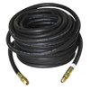 Air Supply Hose, Airline, Reinforced EPDM, 3/8 in, 3/8 in Id, Black Color, 50 ft long Air Supply Hose, Airline, Reinforced EPDM, 3/8 in, 3/8 in Id, Black Color, 50 ft long
