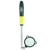 Inspection Mirror, Lighted, 1-7/8 in Mirror, Round Shape, Non-Slip,  Cushion Grip, 360 deg Double Ball Joint Swivel