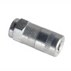 Grease Gun Coupler, Standard Pull-On, 7/16 in -27