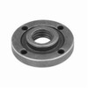 Flange Nut, Round Base, Suitable For 4-1/2 in and 5 in Angle Grinders, 5/8-11 Arbor, Metal, Gray Color