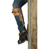 Pole Climber Set, 17 to 21 in lg, Suitable For Pole and Tree Climbing, Leather, Tan Color