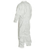 Disposable Coverall, Comfort Fit, Large, White , Tyvek®, 26-1/2 in Chest, 29 in Lg Inseam, Serged Seam, Front Zipper Closure