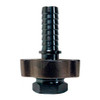 DIXON Ground Joint Coupling, Straight, Coupling, 1 in, FNPT End, Steel,  Iron, Plated, 3-9/16 in wd,  5-3/16 in ht, Domestic