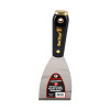 Putty Knife, Spackling, Solid Blade, 3 in Wd Blade, Flexible Blade, Steel Blade, Nylon Handle, Lacquered, Black Color, Stiff