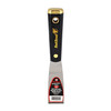 Putty Knife, Spackling, Solid Blade, 1.25 in Wd Blade, Flexible Blade, Steel Blade, Nylon Handle, Lacquered, Black Color, Stiff