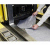 Absorbent Pad, Heavy Weight, 19 in Lg, 15 in Wd, 29.1 gal, Fluids Absorbed Universal, Polypropylene, Gray Color