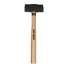 Sledge Hammer, Double Face Face, 4 lb Head, Forged Steel Head, Hickory Handle, Bare Wood Grip