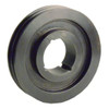 DODGE QD SK Sheave, Type D2, 9-3/4 in od, 9.38 in (A)/9.76 in (B) Dia Pitch, 2 -Groove, 0.44 in Pitch, 1-3/4 in Wd Face, SK Bushing, Gray