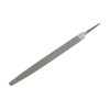 NICHOLSON Square File, Triangular, Double Cut, Tang, 10 in Lg