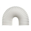 HI-TECH DURAVENT Duct Hose, Pharmaceutical, 6 in, 6 in Id, 6.29 in od, 0.03 in Thk, 8 psi Working, 8-3/4 in Bend Radius, -60 to 275 deg F, Thermoplastic Rubber, White Color