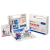 First Aid Kit, Wall Mount, 107 -Component, 25 People Served, Water Resistant Plastic Case, 8-3/8 in Ht, 2-1/2 in Wd First Aid Kit, Wall Mount, 107 -Component, 25 People Served, Water Resistant Plastic Case, 8-3/8 in Ht, 2-1/2 in Wd