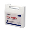 First Aid Kit, Wall Mount, 196 -Component, 50 People Served, Plastic Case, 11-1/4 in Ht, 3 in Wd