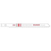 Jig Saw Blade, Heavy Duty, 4-1/8 in Lg, 9/32 in Wd, Milled Teeth, 1/4 in Shank, U Shank, Bi-Metal Cut Edge, Bi-Metal Body, Wood Applicable, 10 TPI
