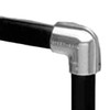 Elbow, Structural, Aluminium, Mill, Elbow, 1-1/4 in, 3.22 in Lg, Gray Color