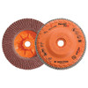 WALTER Enduro Flap Disc, Enduro Flex, 4-1/2 in Dia Disc, 5/8 in-11 Center Hole, 40 Grit, Coarse, Zirconia Alumina Abrasive, Type 27S Disc, Plastic Backing, 13300 rpm Max