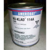 AMERON Nu-Klad 114A Epoxy Filler Compound, Liquid, Off-White , Gloss, 1604 sq-ft/gal, 50 to 120 deg F, 0.1 lb/gal VOC