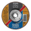 PFERD Flap Disc, Abrasive, 4-1/2 in Dia Disc, 5/8 in-11 Center Hole, 80 Grit, Zirconia Alumina Abrasive, Type 27 Flat Disc, Cloth Backing, 13300 rpm Max