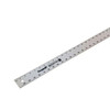 Ruler, Straight Edge, 60 in Lg, 2 in Wd, 1/4 in Thk, Imperial, Aluminium