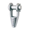 Closed Spelter Socket, Spelter, 3/4 in, 1.38 in ID Eye, 7.94 in Lg, Forged Steel
