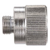 Coupler Adapter, Button Head, 1/8 in FNPT x 7/16 in-27 MNPT Thread