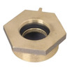 Hex Nipple, Reducing, 2 x 2-1/2 in, FNPT x MNST End, 1.469 in Lg, Brass Hex Nipple, Reducing, 2 x 2-1/2 in, FNPT x MNST End, 1.469 in Lg, Brass