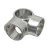 Tee, Side Outlet, Aluminium, Mill, Tee, 1-1/4 in, 3.22 in Lg Tee, Side Outlet, Aluminium, Mill, Tee, 1-1/4 in, 3.22 in Lg