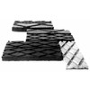 Conveyor Pulley Lagging, 13-1/2 in Wd Pulley, 1/2 in Thk, Rubber