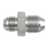 Hydraulic Adapter, Straight, 7/8 in-14 x M24-1-1/2, 37 deg Male JIC SAE Flare x Male SAE J514 End, 27 mm Hex, 52.3 mm Lg, Forged Steel, Tri-Chrome, Import