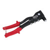 Hand Rivet Tool, 3/16 in Dia Rivet, Aluminium Alloy, Cushion Molded Vinyl Grip, Drop Forged Carbon Steel Handle