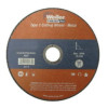 WEILER Vortect Pro Flap Disc, Small Thin, 3 in Dia Disc, 3/8 in Center Hole, 60 Grit, Fine, Aluminium Oxide Abrasive, 25000 rpm Max