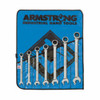 Box End Wrench Set, Ratcheting Double, Imperial, 12 -Point, 6 in Lg, 15 deg Offset, 72 -Geared Teeth, Forged Alloy Steel, Full Polished Coated, 27-609