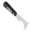 Paint Scraper, 6-in-1 Multi-Tool, 4 in Lg, 2.5 in Wd, Projection Interlock, Nylon Handle, High Carbon Steel Blade, Black Handle Color, 02980