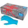 Disposable Gloves, Non-Sterile, Nitrile Palm, Nitrile, Blue Color, Textured, Ambidextrous, Food/Industrial/Premium Grade, Large, Unlined, Rolled Cuff, 4 mil Thk, 6020L