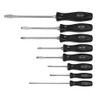 Screwdriver Set, Mixed, 8 -Piece, Comfort Grip, (3)Premium Slotted,  (3) Phillips®,  (2) Electrician’s Screwdriver, 4 x 5.4 x 16.3 in
