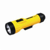 Flashlight, Heavy Duty, 2.4 VDC, 0.7 A, 1.68 W, Krypton Bulb, SC Miniature Flanged Bulb Base, 17 Lumens, 15 hr Life, D, 2 -Batterie, B3-1/2 Shape, Yellow Color Flashlight, Heavy Duty, 2.4 VDC, 0.7 A, 1.68 W, Krypton Bulb, SC Miniature Flanged Bulb Base, 17 Lumens, 15 hr Life, D, 2 -Batterie, B3-1/2 Shape, Yellow Color