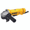 DEWALT Angle Grinder, Small Corded, 4-1/2 in Dia Wheel, 5/8 in-11 Arbor/Shank, 11000 rpm, 1.8 hp, 120 VAC, 11 A, For Wheel Type Quick-Change, Plastic Housing, 12 in lg