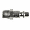 Coupler plug, Interchange, Plug, Steel, MNPT End, 1/4 in