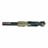 Jobber Length Drill Bit, Silver and Deming, 27/32 in Drill, 0.8438 in Drill, 6 in Lg, 3-1/8 in Dp Cut, Standard Flute, 3-1/8 in Lg Flute, 1/2 in Shank